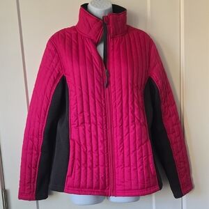 CB Pink and Black Quilted Jacket NEW